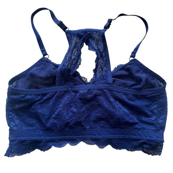 Torrid Royal Blue Curve Lace Bralette Women’s Size 0 - Picture 2 of 5